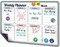 Monthly Magnetic Calendar for Fridge 12x17 In with 3 Markers & Eraser Refrigerator Dry Erase Calendar Monthly Whiteboard Planner Erasable White Board Magnetic Monthly Calendar for Refrigerator